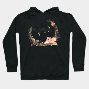 september fall wreath border Hoodie